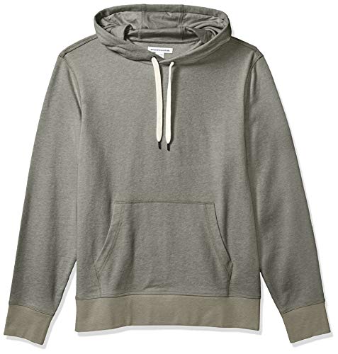 Amazon Essentials Sudadera Ligera de Felpa Francesa con Capucha. Fashion-Hoodies, Gris Oliva, US M (EU M)