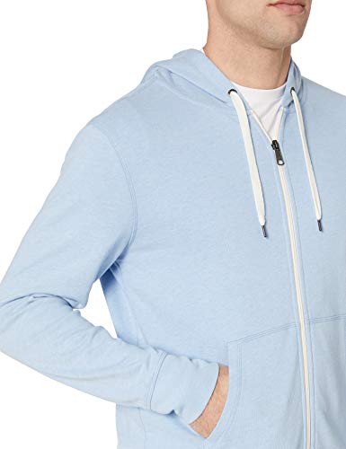 Amazon Essentials Sudadera Ligera de Felpa Francesa con Cremallera Completa Fashion-Hoodies, Azul Claro, US S (EU S)