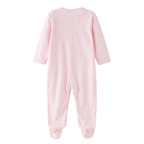 Amomí Pijama Bebé Pelele para Dormir y Jugar, 100% Algodón 1 Pc, Set de 2 Pcs, Set de 3 Pcs (18 Meses, Flamenco Set 3 Pcs)