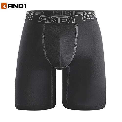 AND1 Bóxer Hombre Pack de 5 Algodon Calzoncillos Multicolor Ropa Interior Basic Underwear Deporte (5 Pack,L)