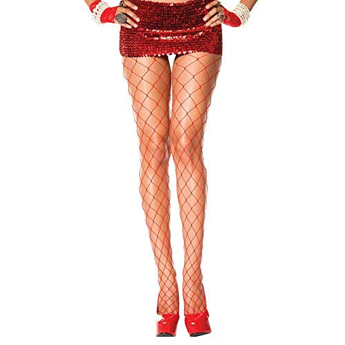 ANDIBEIQI 4 Pares Medias de Rejilla de Red Calcetines de Rejilla para Mujer Fishnet Tights Talla única