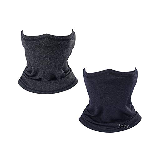 Anyingkai 2pcs Braga Cuello Invierno,Braga Motorista Invierno,Braga Cuello Fina,Invierno Bufanda Tubular Cuello,Invierno Bufanda Caliente Calentador de Cuello,Bufanda Tubular