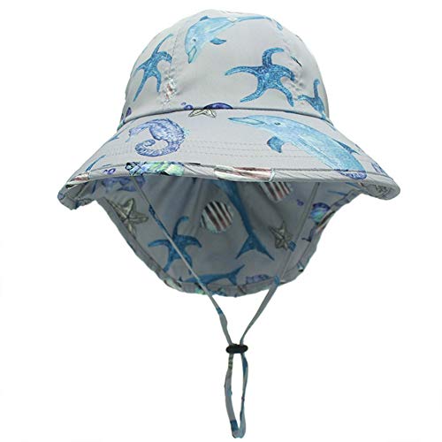 AOOCEEH Gorro Bebe Verano Sombrero Cordobes NiñO Sombrero Vaquero NiñO Sombrero Pesca Gorro De Pescador Gorro Pescador Gorras Y Sombreros ProteccióN UV Sombreros para El Sol Gray