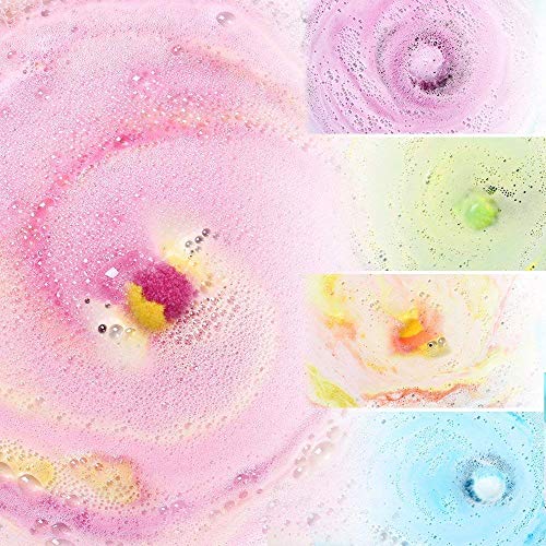 Aprilis 12 Bombas de Baño, Exuberantes Efervescencias flotantes de Spa, Productos de Baño Imprescindibles, Baño de Burbujas, Sales de Baño