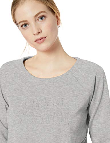 Armani Exchange 8nym76 Sudadera, Gris (Bc04 Htr Grey 3911), Talla única (Talla del Fabricante: X-Small) para Mujer