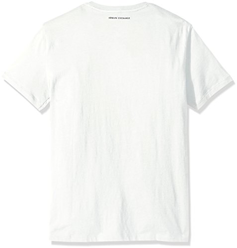 Armani Exchange 8nztck Camiseta, Blanco (White 1100), Medium para Hombre