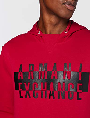 Armani Exchange Hoodie Sudadera con Capucha, Patinete, S para Hombre