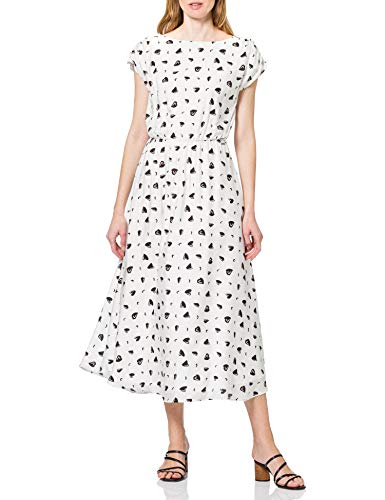 Armani Exchange White GR./ Black HEA Business Casual Dress Vestimenta Negocios, Color Blanco y Negro, Talla única para Mujer