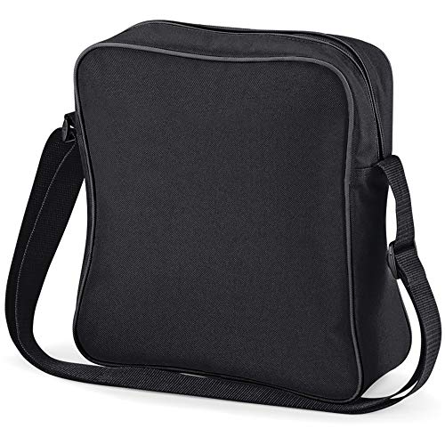 Bagbase - Bolso bandolera modelo Retro (7 litros) (Talla Única/Rojo/blanco)