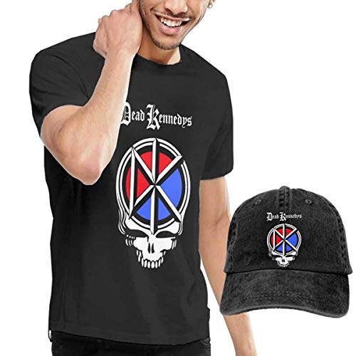 Baofahu Camisetas para Hombres Dead Kennedys T-Shirt Hombres Camiseta de Manga Corta Casual y Denim Cap Cotton tee tee Tops