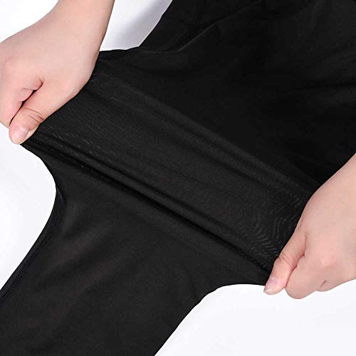 bayrick Mallas de Deporte de Mujer,Pantalones Calientes de la Yoga de la Venta de la Celebridad de Internet,Pantalones de Yoga de la Gimnasia de Las Mujeres de la Cintura Alta-Gris Negro_L