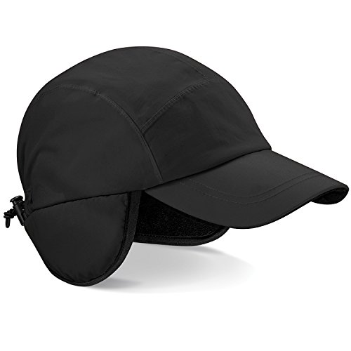 Beechfield - Gorra de montaña impermeable y transpirable Unisex Hombre Mujer (Talla Única/Negro)