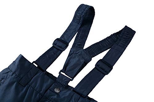 BenBoy Pantalones de Esquí para Niños Montaña Pantalones de Nieve Impermeables Invierno Deportes Niñas Niños Pantalones Trekking Escalada,KZ2216-Darkblue-152