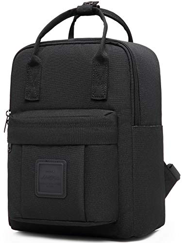 Bestie 12" Mochila Pequeña Mini Mujer, 8 litros, Negro