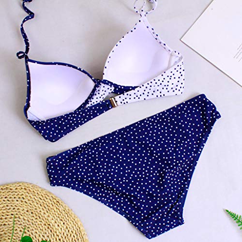 Bikinis Mujer 2020 Push up con Relleno Mujeres Sujetador Conjunto de Traje de BañO Coincidencia de Colores Bohemio BañAdores Ropa de Dos Piezas para Playa vikinis riou