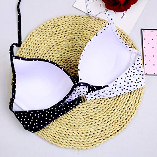 Bikinis Mujer 2020 Push up con Relleno Mujeres Sujetador Conjunto de Traje de BañO Coincidencia de Colores Bohemio BañAdores Ropa de Dos Piezas para Playa vikinis riou