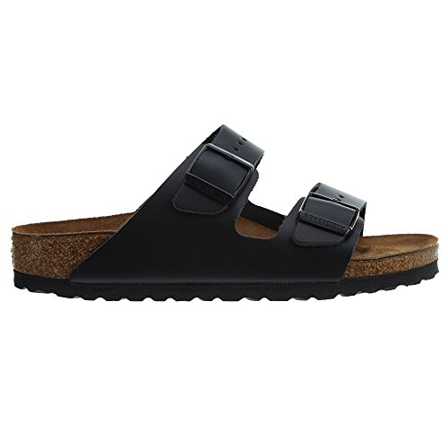 Birkenstock Arizona, Zapatos con Hebilla Unisex Adulto, Negro (Black), 46 EU (Estrecho)