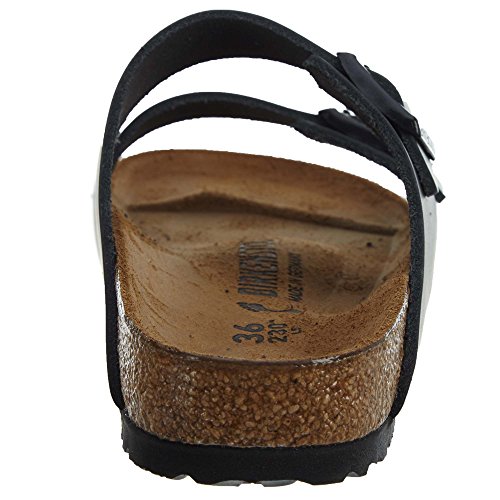 Birkenstock Arizona, Zapatos con Hebilla Unisex Adulto, Negro (Black), 46 EU (Estrecho)