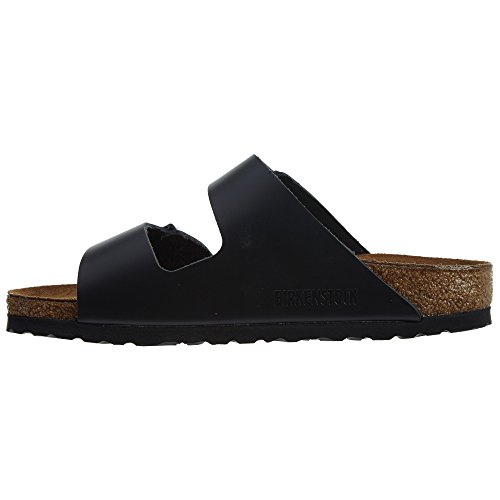 Birkenstock Arizona, Zapatos con Hebilla Unisex Adulto, Negro (Black), 46 EU (Estrecho)