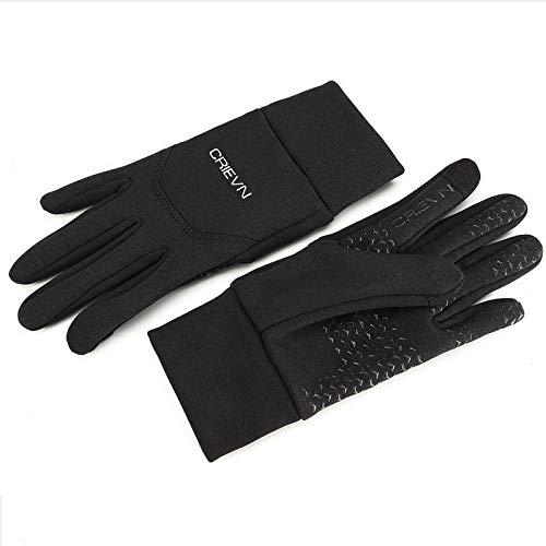 blessvt Guantes térmicos cálidos, Guantes de conducción en Clima frío, Guantes de Invierno para Hombres Mujeres Guantes con Pantalla táctil Guantes cálidos y fríos-Crimson_M