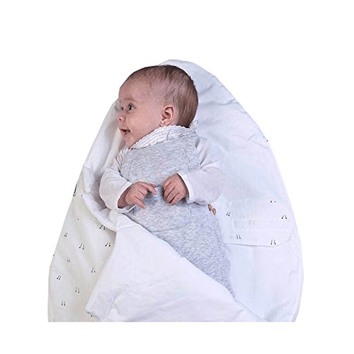 BOBORA Sacos de Dormir para Bebés, Bebé Recién Nacido Cálido Lindo Huevo Estilo Fleece Saco de Dormir Wrap Manta Sleepsacks 0-6Meses