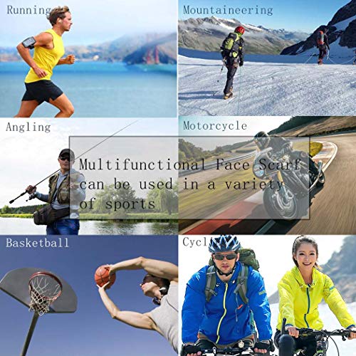 Bohend Deporte Pañuelos faciales Multifuncional Puro Bandana Neck Gaiter Ear Honk Sombreros Respirable Nuestras puertas Ciclismo Motocicleta Vendas Para Hombres Y Mujeres