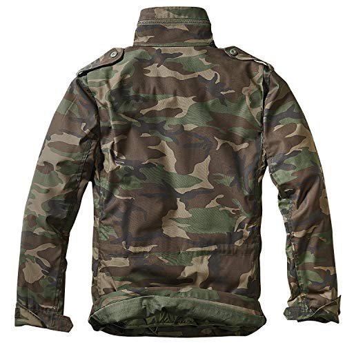 Brandit M65 Chaqueta, Hombre, Woodland S