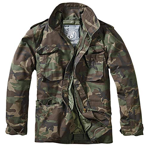 Brandit M65 Chaqueta, Hombre, Woodland S