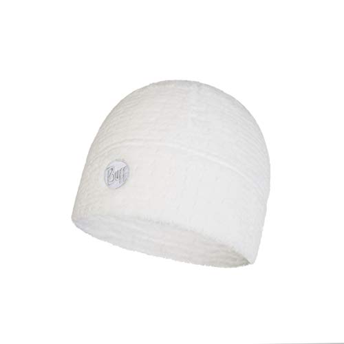 Buff Solid Gorro Forro Polar Térmico, Mujer, White, Talla única