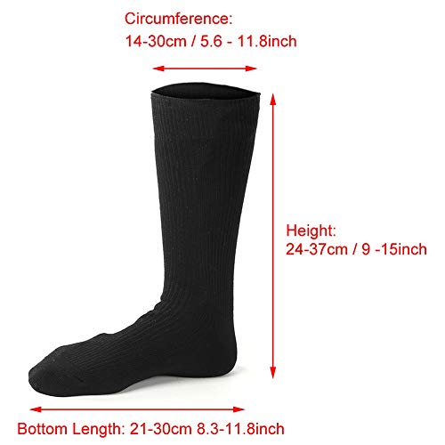 Calcetines Térmicos de Invierno, Calcetines Climatizada para Hombre y Mujer Pie Calor control Térmica Ideal para practicar senderismo caza pesca en el hielo y actividades bajo techo en clima frío