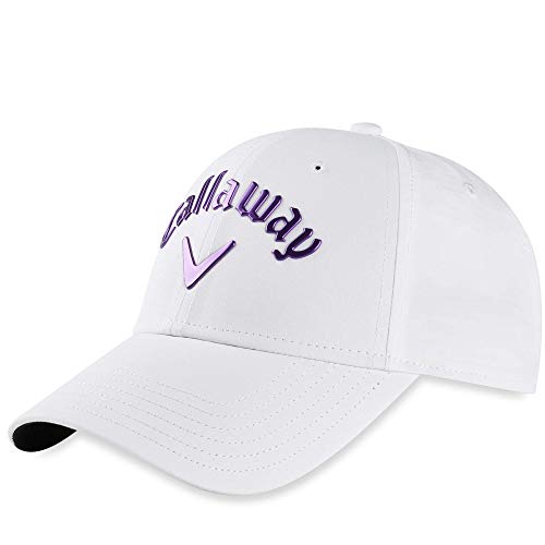 Callaway Golf Liquid Metal 2020 Gorra Hombre, Blanco/Viola, Talla única