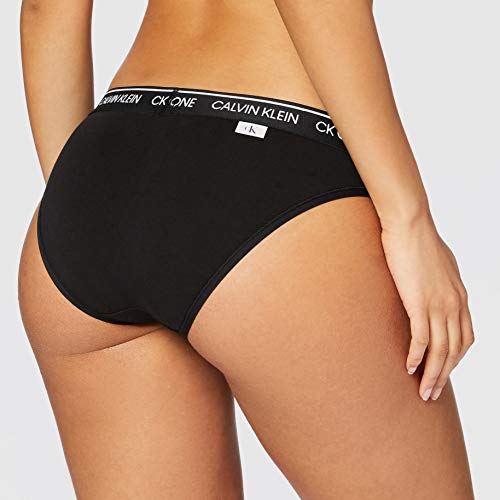 Calvin Klein Braguita de Bikini, Negro (Black 001), XL para Mujer