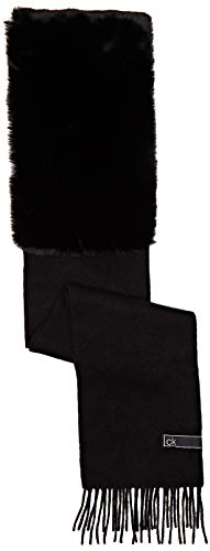 Calvin Klein K60k606175 conjunto bufanda, gorro y guantes, Negro (Black Bds), One Size para Mujer