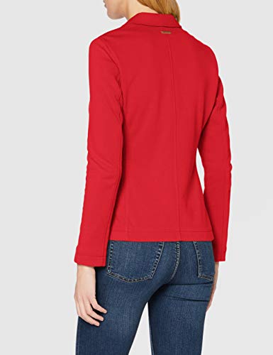 camel active Womenswear Blazer Chaqueta de Traje, Rojo (Red 50), 44 para Mujer