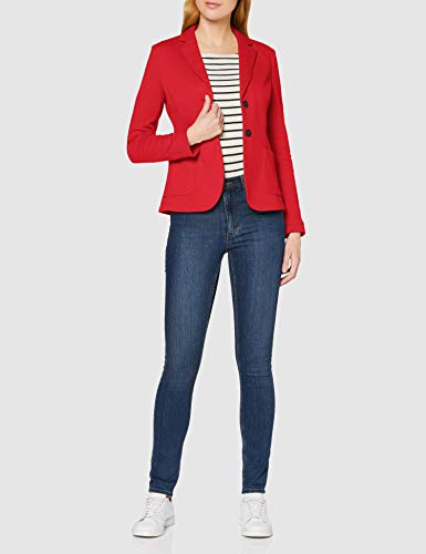 camel active Womenswear Blazer Chaqueta de Traje, Rojo (Red 50), 44 para Mujer