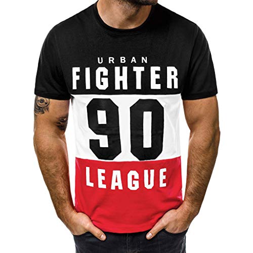 Camisetas Hombre Manga Corta Nuevo Promociones Blusa Impresión Tops Hombre Verano Reducción de Precio