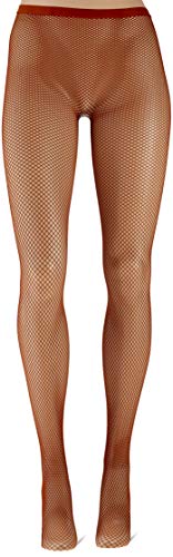 Capezio Professional Fishnet Seamless Tight Ceñidos, beige, XL para Mujer