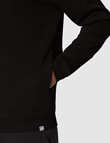 CARE OF by PUMA Sudadera con capucha, forro y cremallera de manga larga para hombre, Negro (Black), S, Label: S