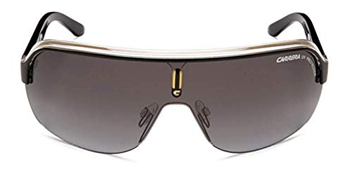 Carrera TOPCAR 1 PT KBN Gafas de sol, Negro (BLKCRYELLOW/GREY SF), 99 Unisex Adulto