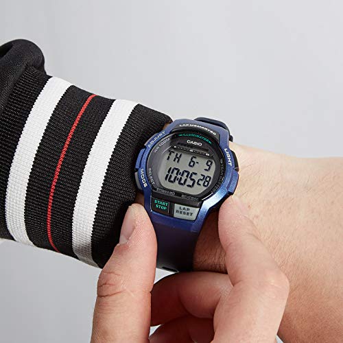 Casio Reloj Digital para Hombre de Cuarzo con Correa en Resina WS-1000H-2AVEF