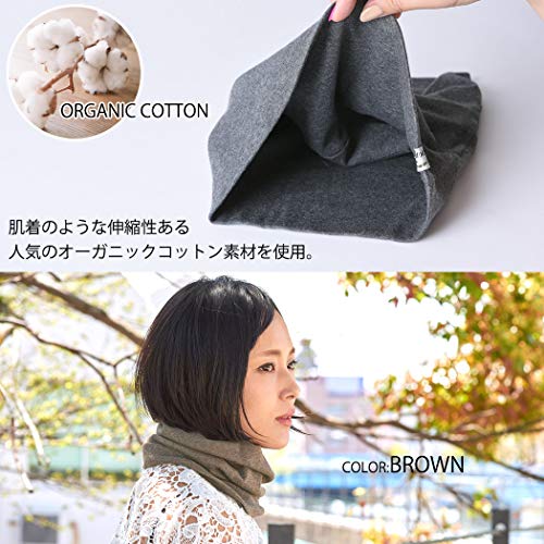 Casualbox Unisex Cinta Para El Pelo Cuello Más Cálido 1 Orgánico Algodón Hecho En Japón Bufanda Púrpura