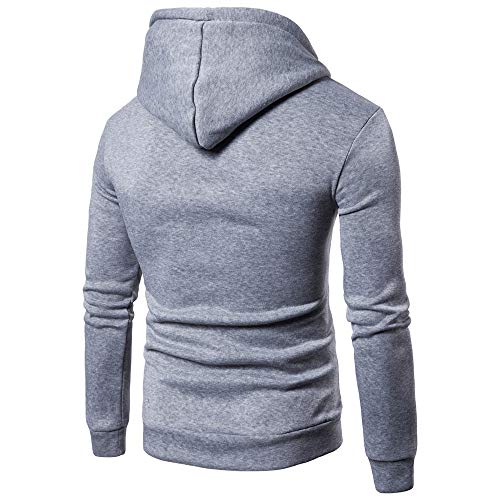 chándal Completo para Hombre, otoño e Invierno Slim fit Traje Deportivo Casual para Hombre de Cremallera Moda Manga Larga Chandal Sudadera con Capucha y Pantalones Conjunto Manga Larga Hoodie