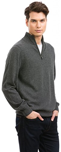 Citizen Cashmere Pullover (Hombre) - 100% Cachemira (Gris Oscuro, S) (42 105-09-01)