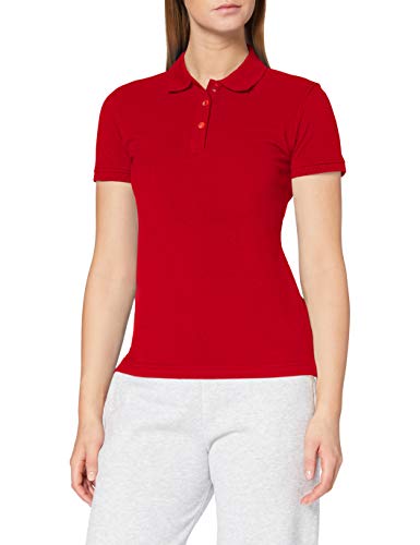 Clique Classic Womens Marion, Polo para Mujer, Rojo, 44 EU (Talla fabricante:XX-Large)