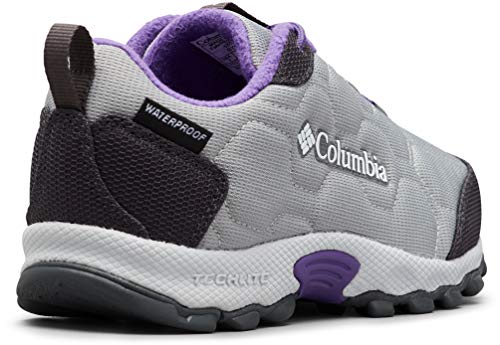 Columbia FIRECAMP SLEDDER 3 Zapatos multideporte impermeables para niños, Gris(Monument, Emperor), 28 EU