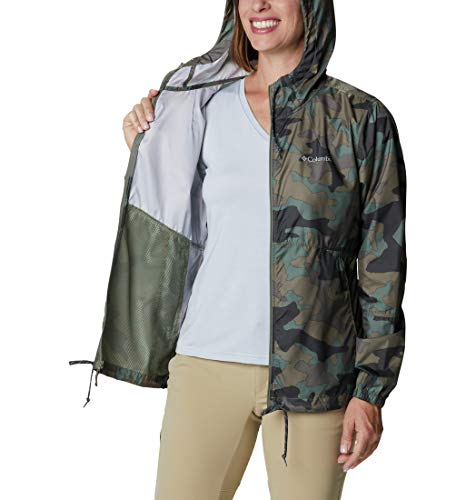 Columbia Flash Forward, Chaqueta cortavientos estampada, Mujer