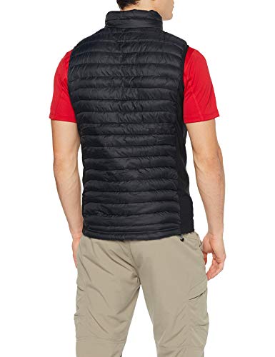 Columbia Powder Pass Chaleco, Hombre, Black, S