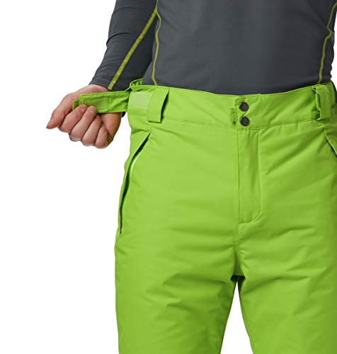 Columbia Ride On Pantalones, Hombre, Verde (Nuclear), Talla: L/R