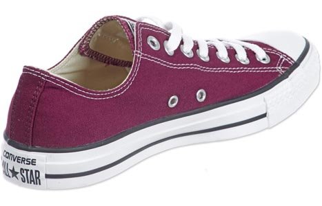 Converse Chuck Taylor All Star Ox, Zapatillas Unisex Adulto, Rojo (Bordeaux), 41 EU