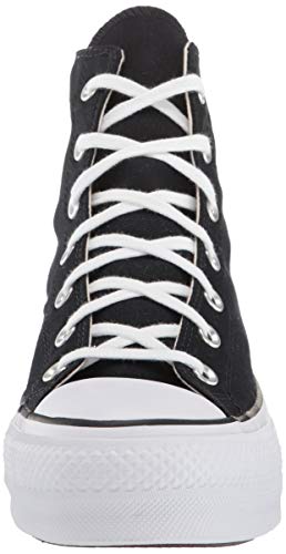 Converse Chuck Taylor CTAS Lift Hi, Zapatillas Mujer, Negro (Black/White/White 001), 39.5 EU